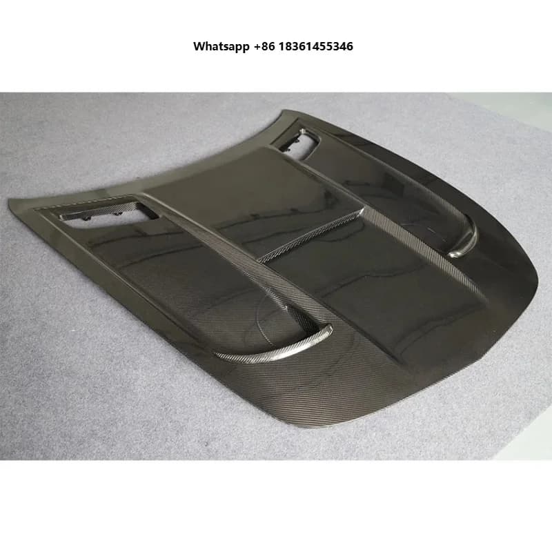 For GT GTS High Quality Dry Full Carbon Fiber Bonnet Hood