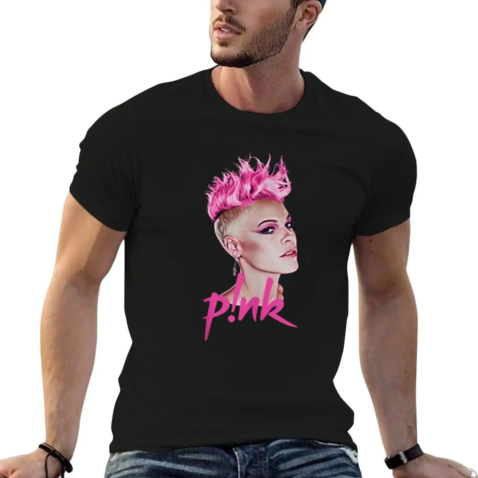 Pi n k P!_nk P nk , Summer Tour T-Shirt cute clothes oversized t shirt mens t shirts