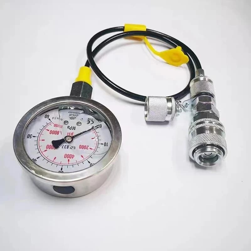 For Caterpillars CATs Excavator Quick Connector Pressure Gauge Pressure Test hose Connector Hydraulics Pumps Test Connector