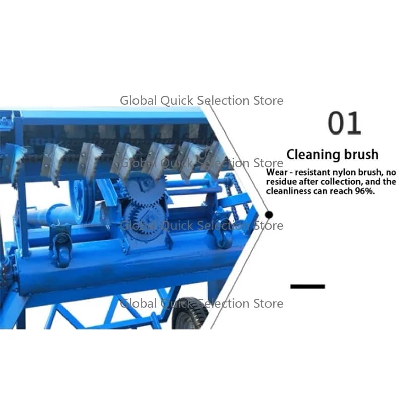 Multi-functional Sun-drying Yard Road High-cannon Grain Harvester and Grain Suction Mahine 3.1m High Grain Harvester Customized