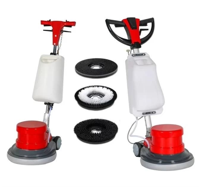 New 17inch 154 Butterfly Handle 1500W Electric Walk-Behind Floor Brush Machine 13L Water Tank for Deep Cleaning Carpet Tile