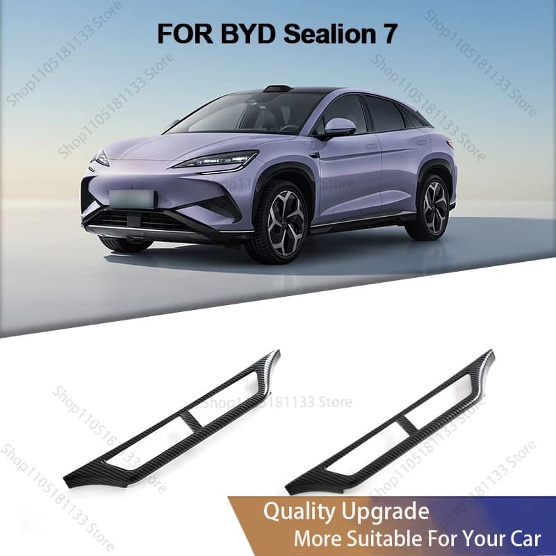 For BYD Sealion 7 2024-2025 Car Center Console Air Condition Air Vent Outlet Frame Cover Trim 1pcs