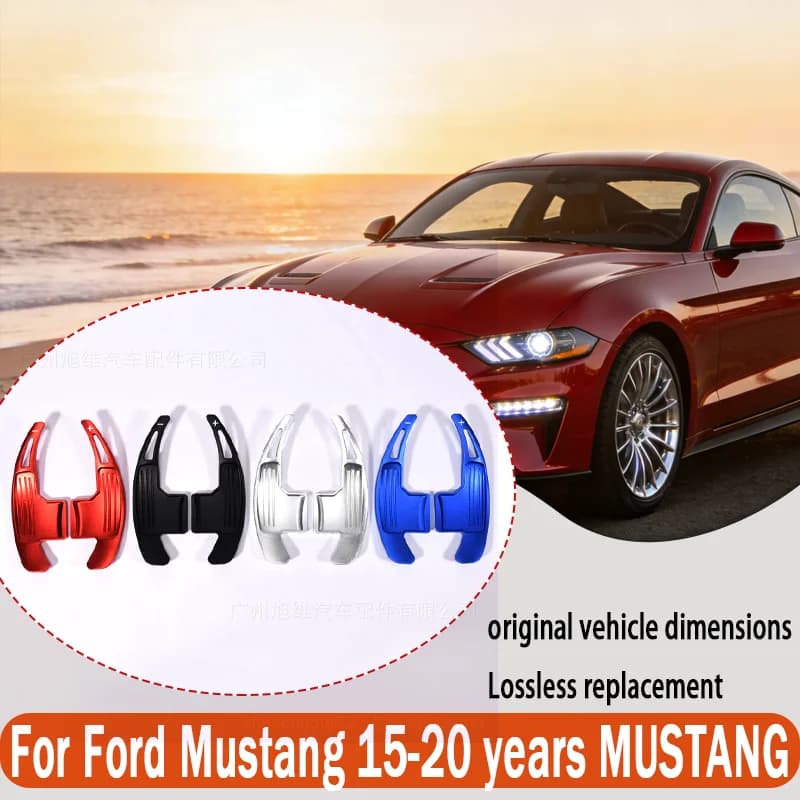 For Ford Mustang 15-20 years MUSTANG steering wheel paddle interior aluminum alloy shift paddles