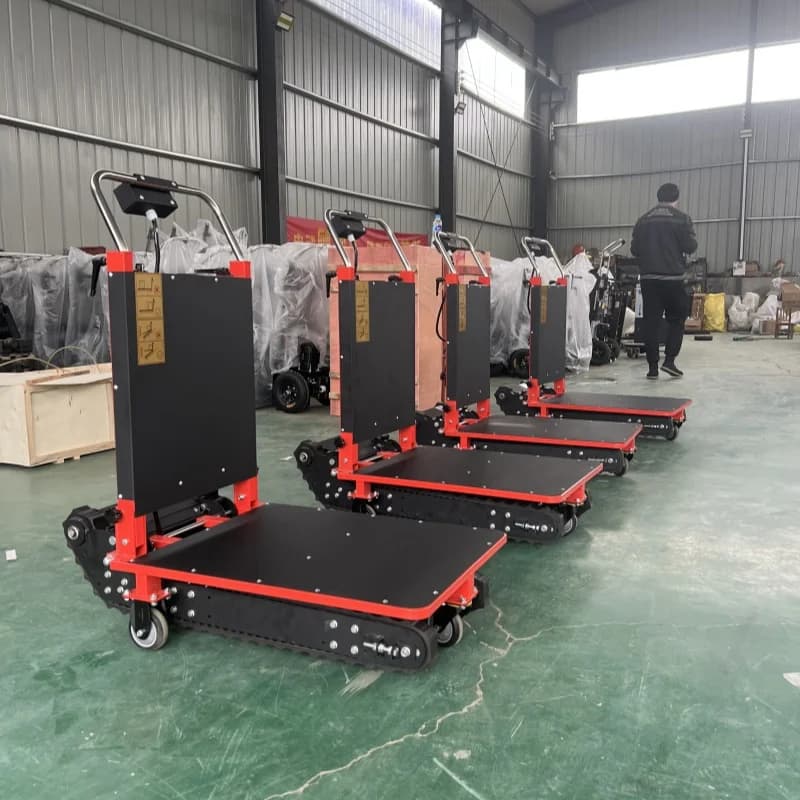 &* For Load 400kg 500kg Motorized Stair Climber Foldable Hand Trolley Moving Dolly For Up And Down Stairs