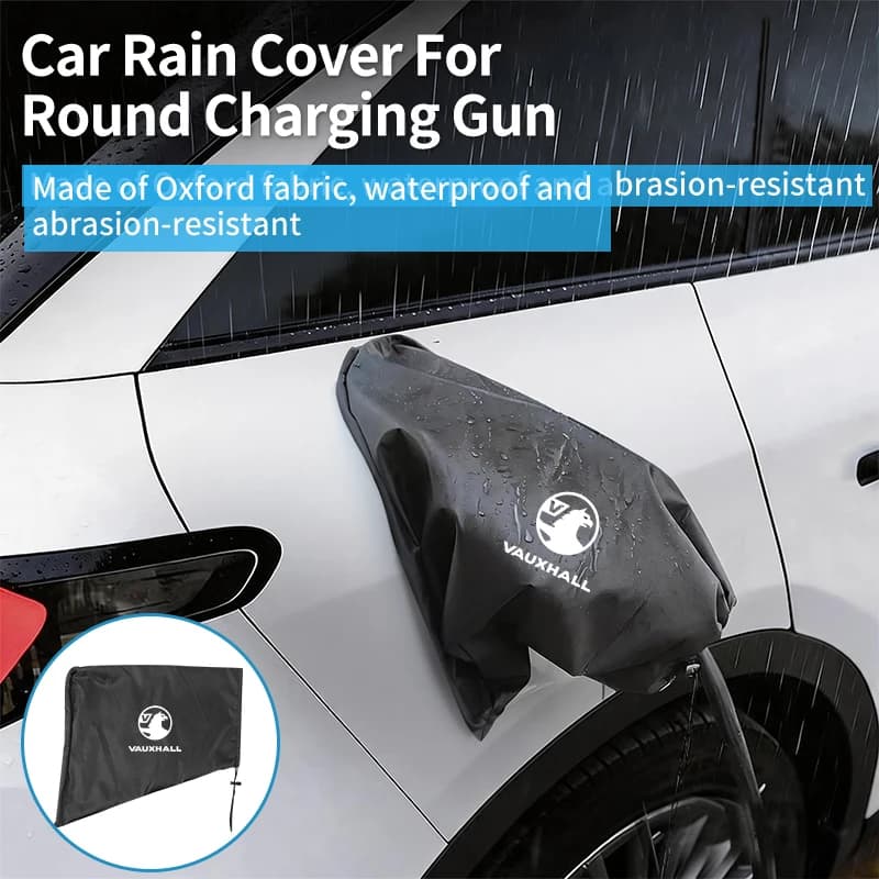 Car Oxford Cloth Charging Gun Rain Cover Charger Plug Cover Accessories For Vauxhall VXR Dokker Lodgy Logan Sandero Duster