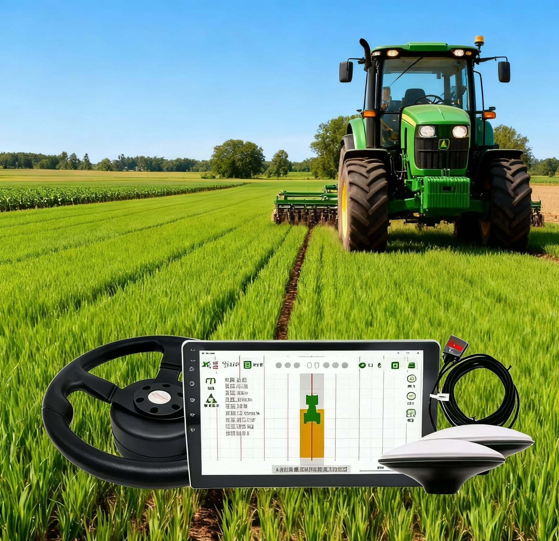 2025 Hot Sale Autopilot Automated Steering System Tractor Gps System Guidance System Auto Steering Tractor for Agricu