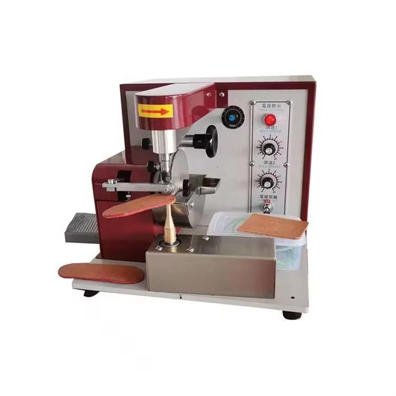 Automatic Single Side Leather Belt Edge Oil Painting Coloring Machine