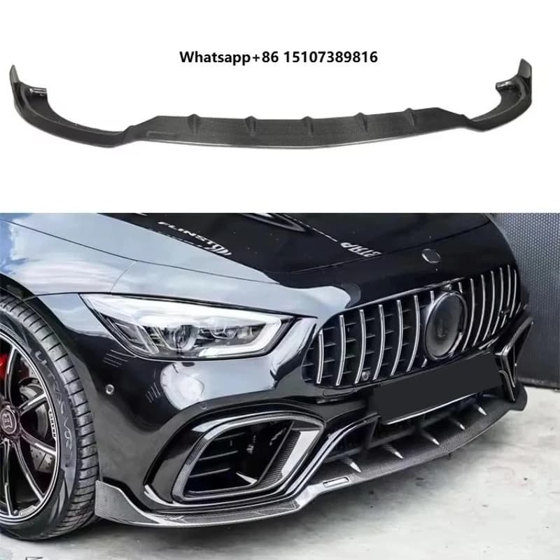 Babos Style Front Spoiler Carbon Fiber Front Bumper Lip Spoiler for  GT63 Front Lip