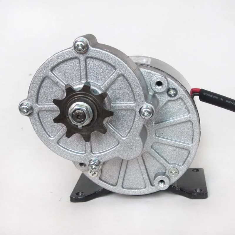 24V250W brushed headed motor with feet, 36V250W1016Z2 Uninet geared motor
