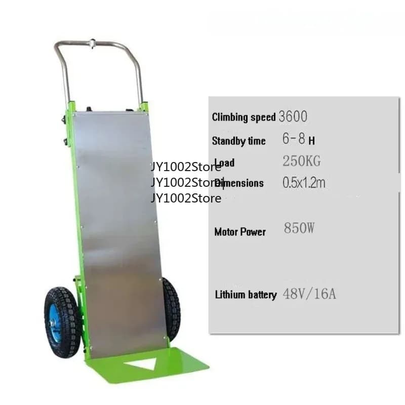 Electric Stair Climber Hand Truck 250KG Capacity Mobile Tool Tracked Transporter Hand Truck for Stair Climbing
