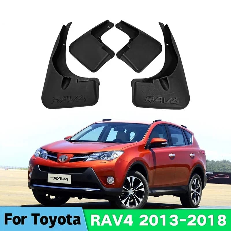 Car Fender Mud Flaps For Toyota RAV4 2013-2018 XA40 Splash Guards MudFlaps Front Rear Mudguards Auto Accessories
