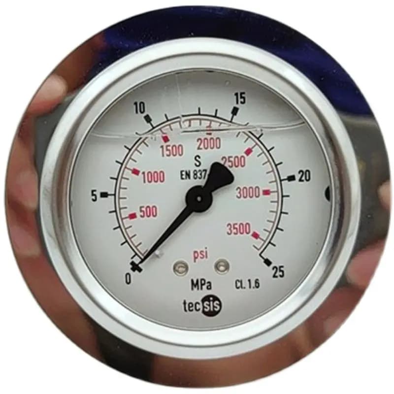TECIS Pressure Gauge 1.6 MPa Hydraulic Gauge P1453 Injection Molding Machine Hydraulic Gauge 25 MPa