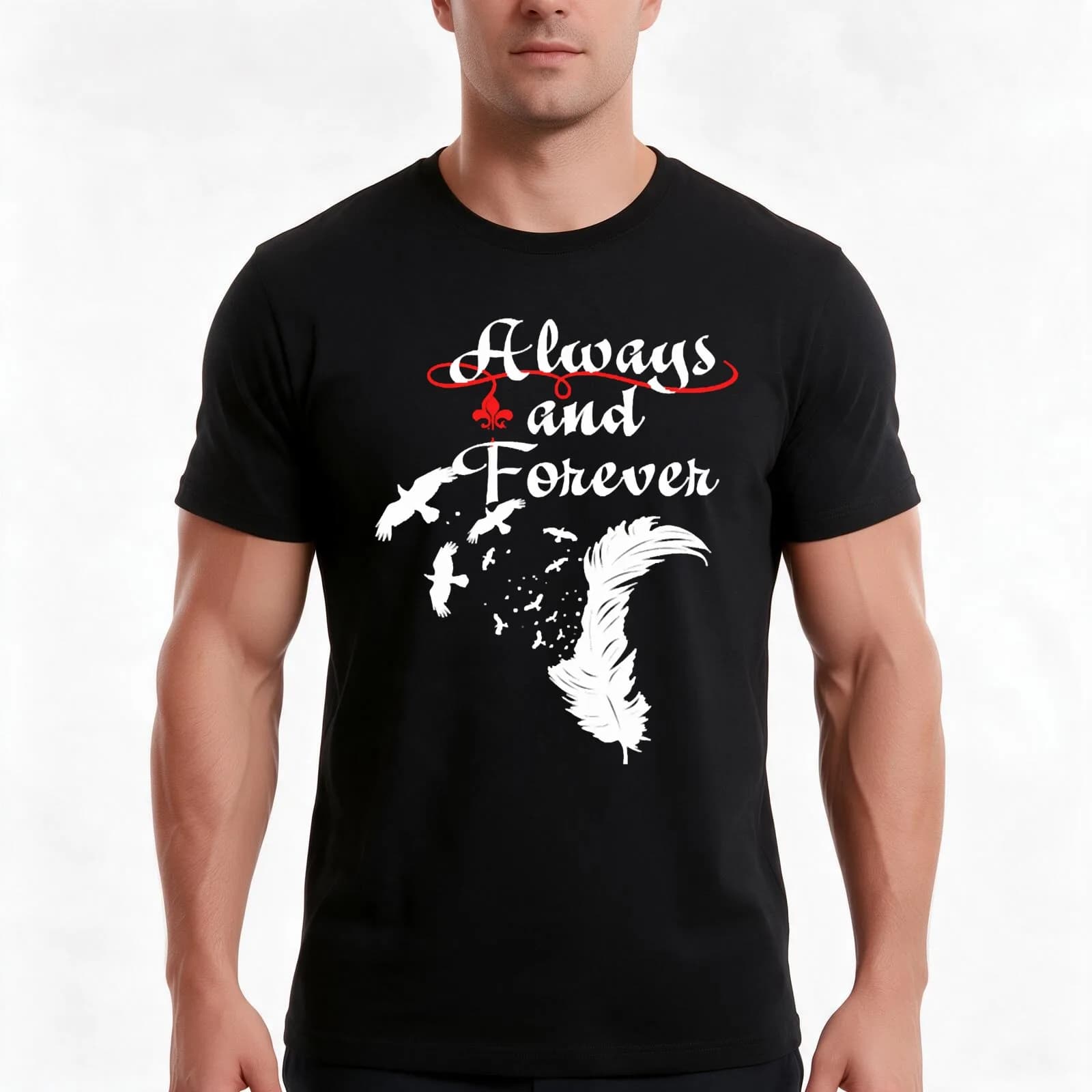 Always and Forever the originals family T-Shirt, Summer Casual Cotton Tee, Oversized Streetwear Tops, Vintage Graphic Print