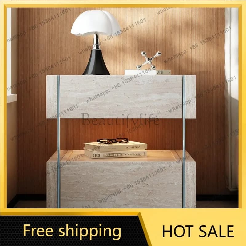 LJY Elegant Classic White Nightstands Drawer White Lounges Modern Bedside Table Narrow Unique Mesitas De Noche Furniture For Hom