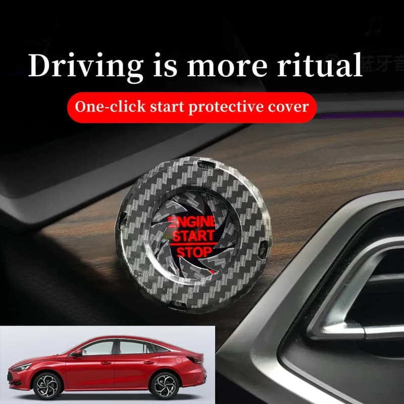 FOR MG Car one-button start decorative ring knob-type decorative cover ignition device switch hidden protective cover