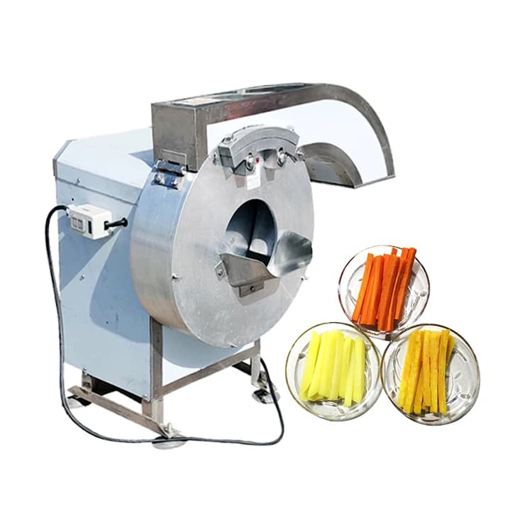 Automatic Small Electric Cabbage French Fries Cucumber Cutter Machine Potato Cutting