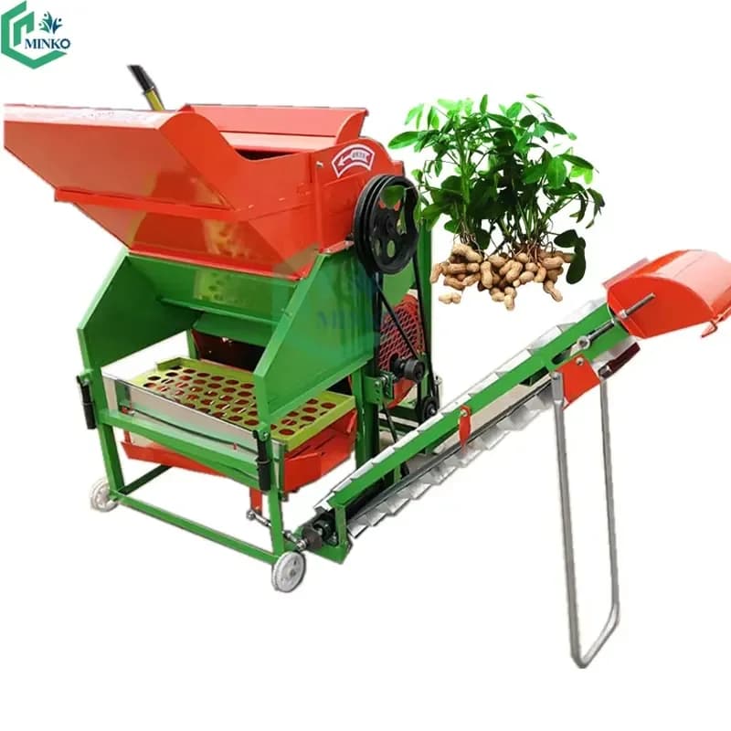 Efficient Groundnut Harvest Picker Peanut Combine Harvester Thresher Machine Price