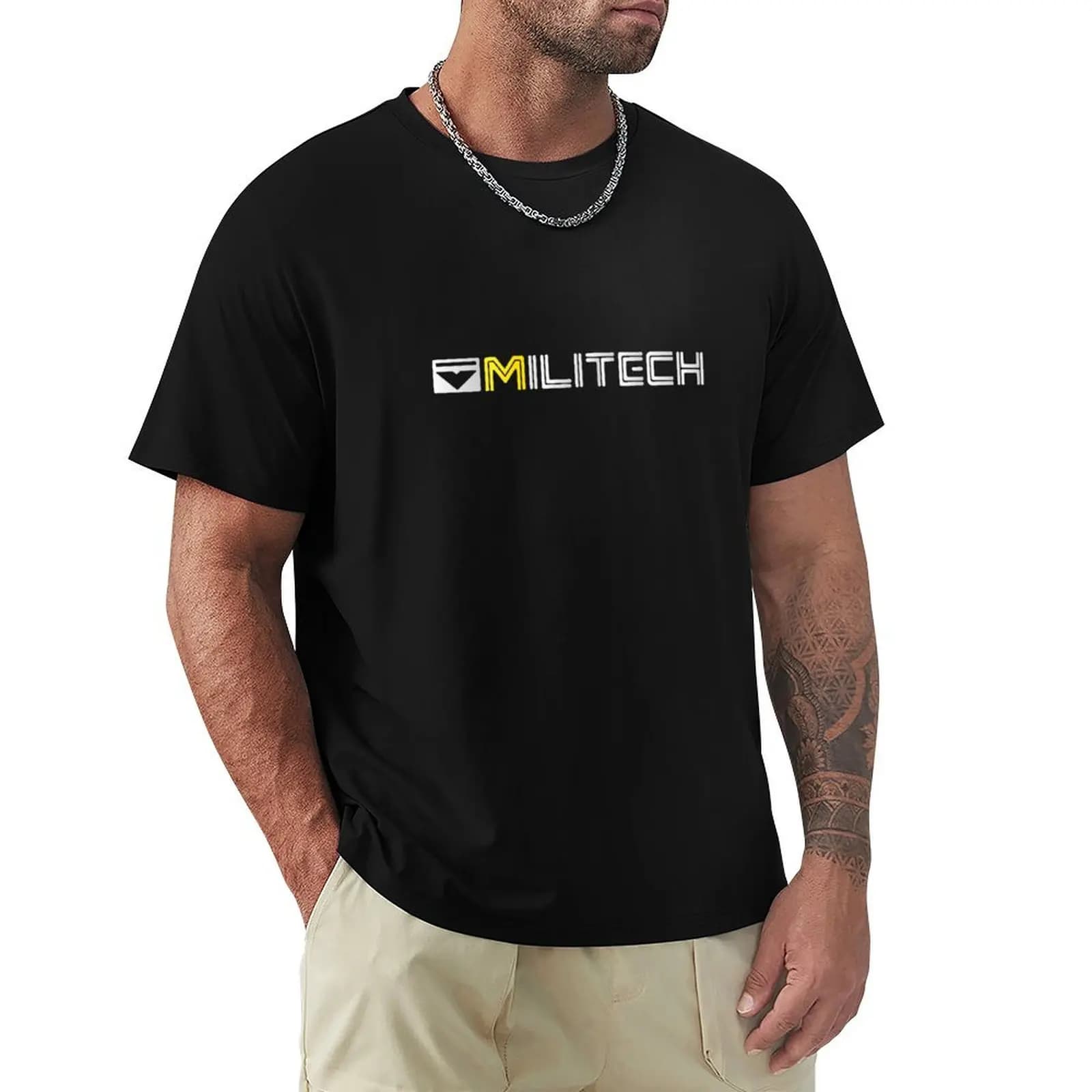Militech Corporation Gaming Gift T-Shirt cute tops sweat mens white t shirts