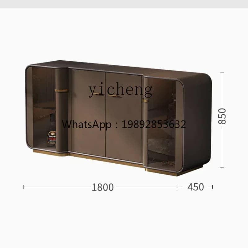 Light Luxury Sideboard Cabinet Restaurant Locker Home Fashion Post-Modern Hallway Cabinet