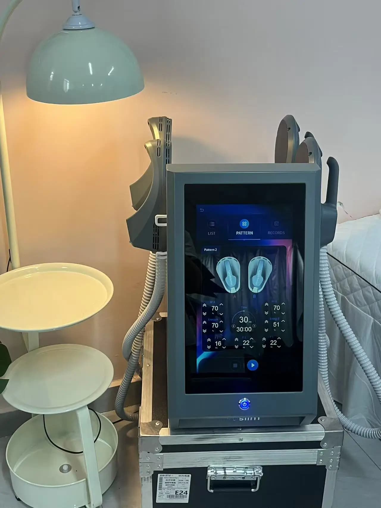 6500W 15T 200HZ Body Shaping Machine, Professional Muscle Growth & Burn, Electromagnetic Stimulator