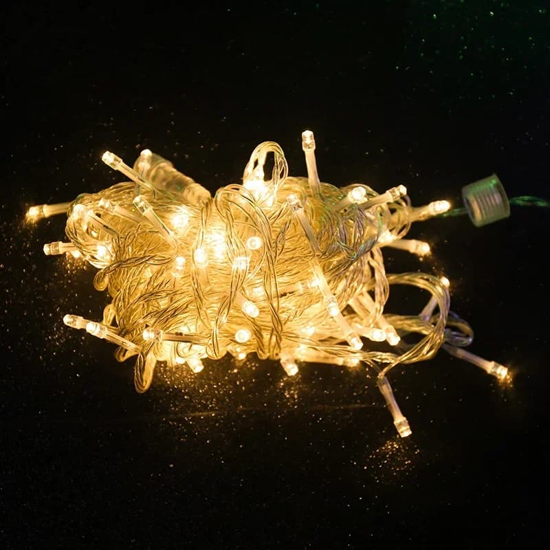 flashing lights string lights Gypsy 12V night market stall battery outdoor waterproof decoration