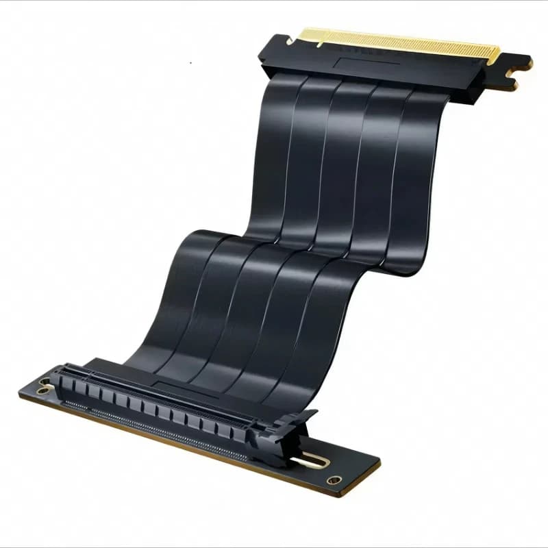 Graphics card slot pcie 4.0adt rog main board graphics card vertical extension cable pcie4 graphics card double reverse