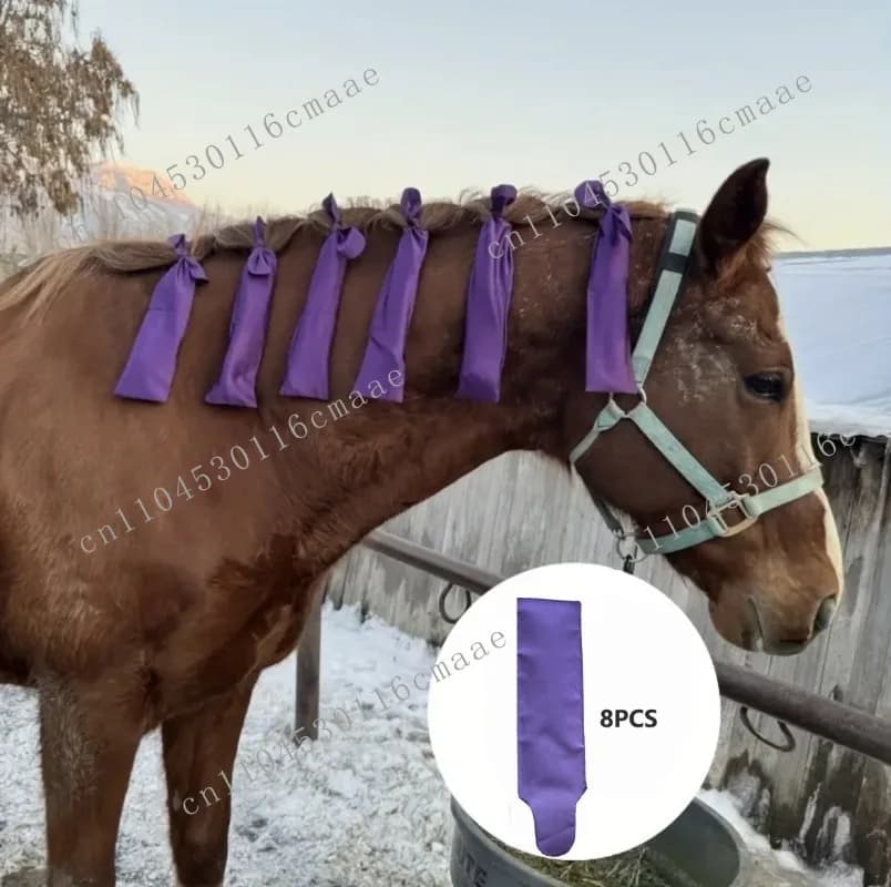 Horse Mane Protective Cover Mane Windproof Sunscreen Anti-dirty Prevent entanglement Friction Break Equestrian Supplies