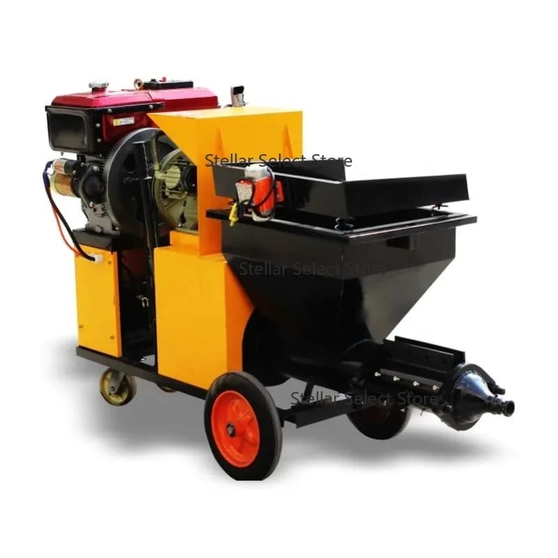 Automatic Cement Mortar Wall Plastering Machine Spray Equipment Sand Mortar Sprayer For Contractors And Painting Projects Use