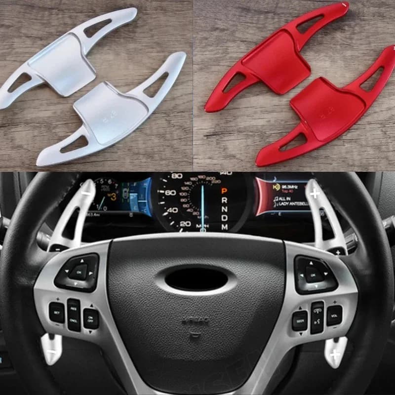 For Ford Explorer 2016-2019 model Aluminum Alloy Car Steering Wheel Gear Shifters Paddle Shift Extension Accessories