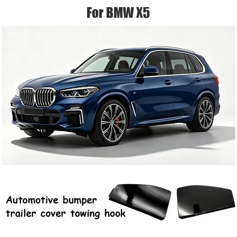 For BMW G05 M Sport X5 M 2019-2022 Car Front Bumper Tow Hook Cover Cap Accessory Black Red