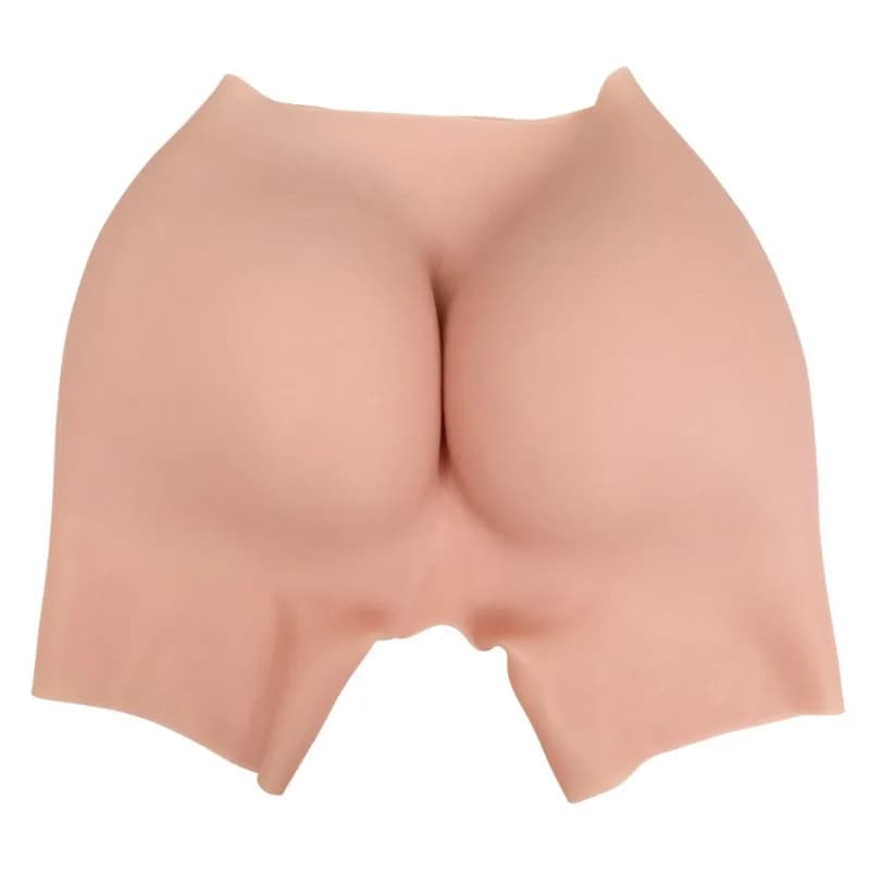 Open three-point pants, butt, hip, hip artifact, silicone seamless integration