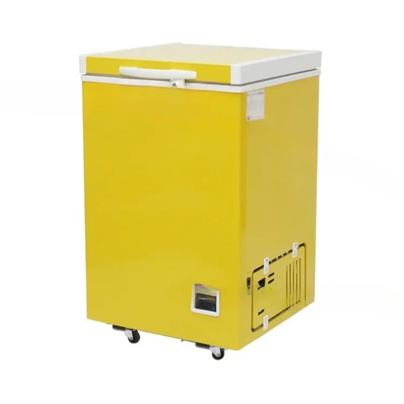 12/24V solar freezer 108L DC horizontal freezer DC small refrigerator