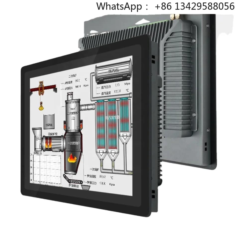 Industrial Embedded 19 Inch IP65 Waterproof CAPT Touchscreen Display Monitor with Anti-glare and Metal Housing for Automation