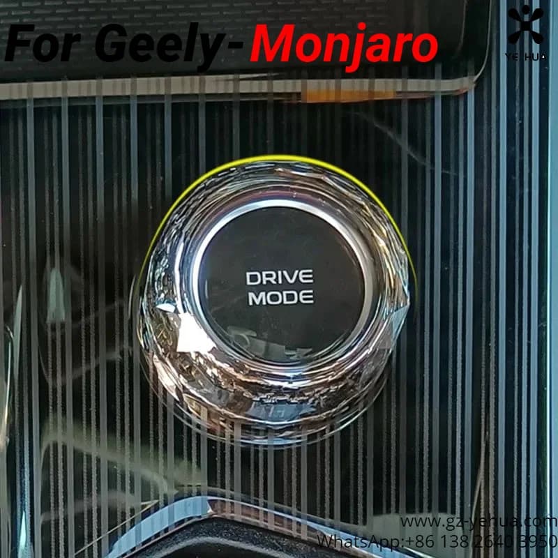 For GEELY Monjaro Manjaro Xingyue L KX11 2022 2023 Crystal Knob Sticker Car Supplies Accessories Vehicles Interior Automobiles