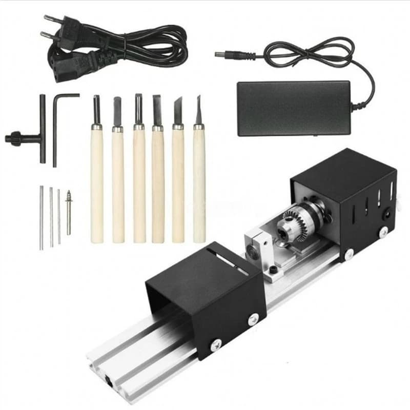 Miniature bead lathe, grinding, polishing and cutting bead machine