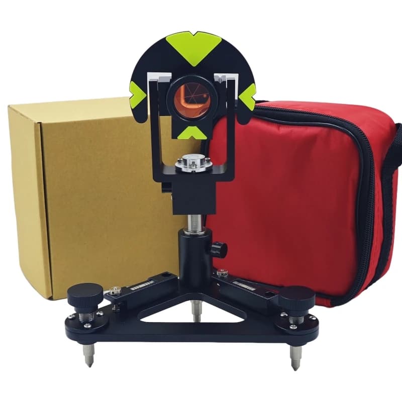 High Accurate Mini Prism GMP101 & Tribrach Set, Surveying Reflector for Leica Total Station Accessories Topography with Soft Bag