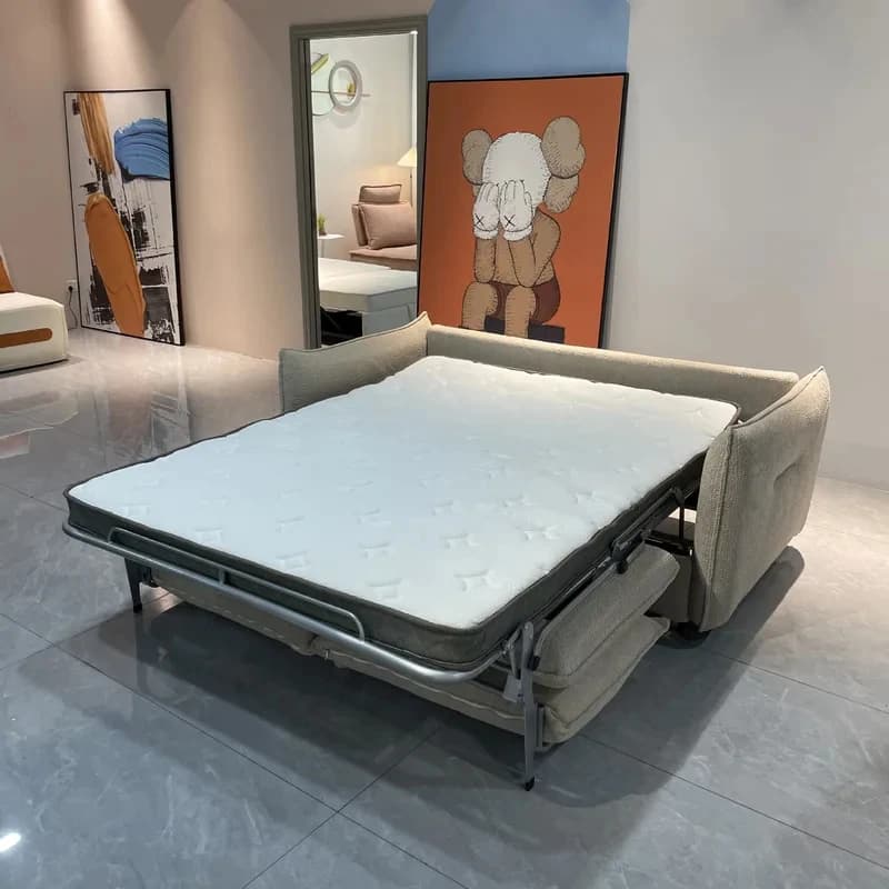 High-End Multifunctional Clamshell Iron Frame Sofa Bed