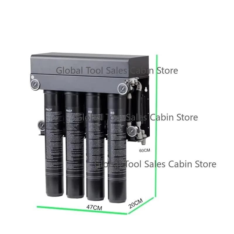 2000GPD 5LPM 0.25TPH Commercial RO System Electric Wall-Mounted Reverse Osmosis Purifier Water Filter for Outdoor RVs Coffee