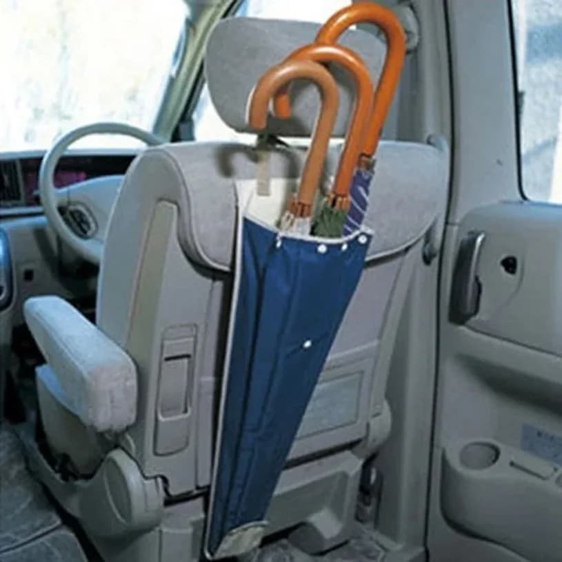 Car waterproof umbrella set foldable umbrella cover storage bag basket cover umbrella frame car accessories