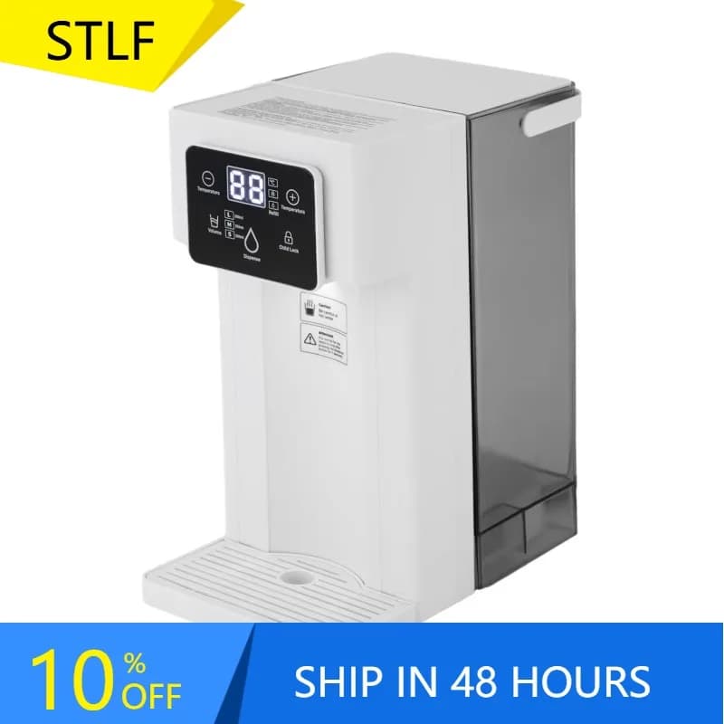 XMSJ Instant Hot Water Dispenser, 3L Large Water Tank, Countertop Water Kettles, Quick Heating & Outputting, Smart Touch Screen