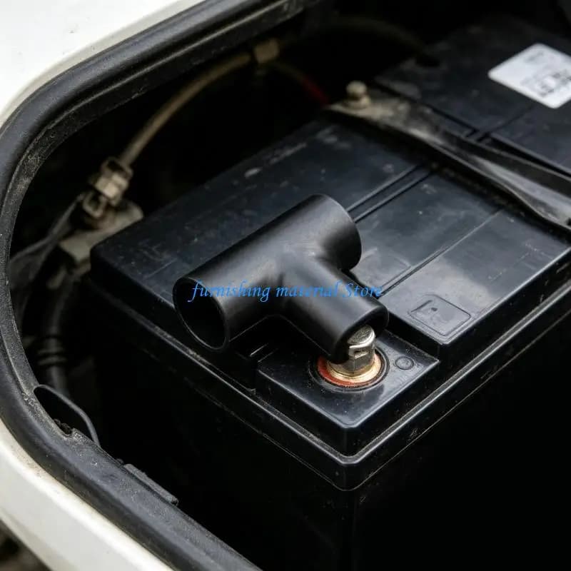 Y5GD Waterproof Battery Terminal Protector Cover With Easy Installation Design For Car Motorcycle E Bike Maintenance