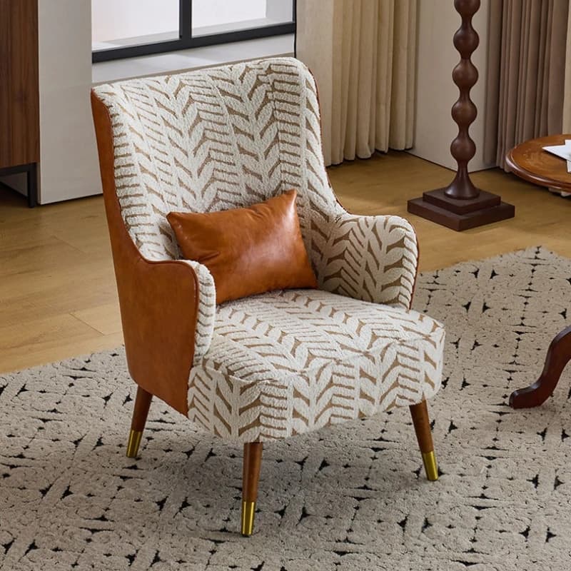 Retro style single sofa balcony living room household armchair medieval leisure butacas de dormitorios living room furniture