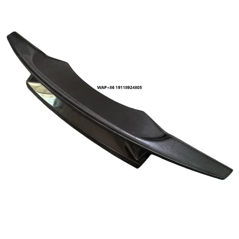 P7 Style Tail Carbon Fiber Rear Spoiler Body Kit Decorative Accessories for  F-TYPE Upgrade