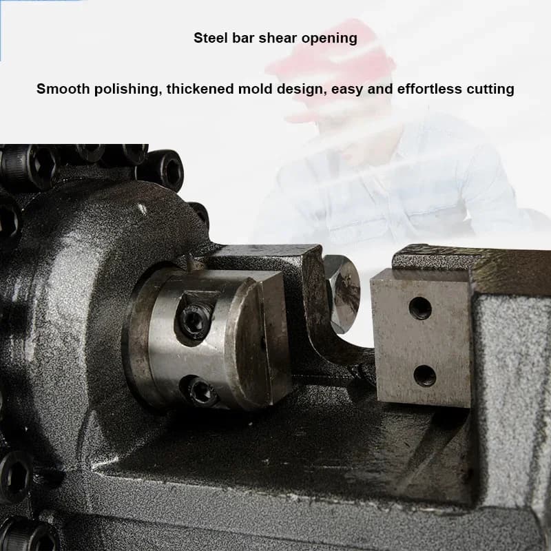 4-22mm Electric Hydraulic Rebar Cutting Machine Rebar Cutter Portable Steel Bar Cutting Tool Forward and reverse switch