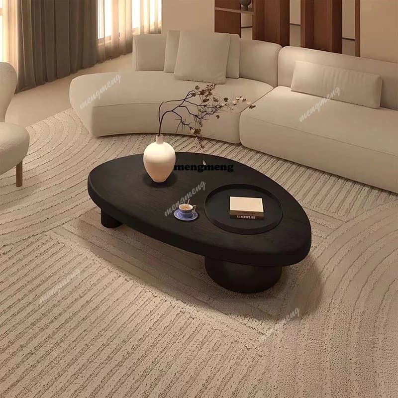 European Drawer Coffee Table Design Irregular Unique Wood Coffee Table Salon Petite Vintage Mesa De Centro Sala Home Furniture