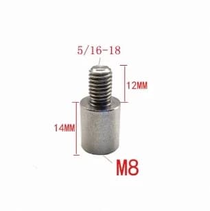 5/16-18 To M8 British thread To National standard  Internal And External Teeth Adapter Screw