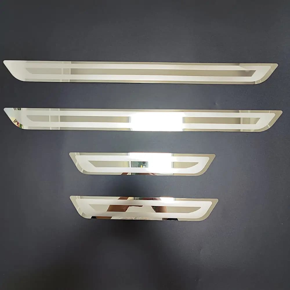 For Mazda CX-60 CX60 2022 2023 2024 Door Sill Scuff Plate Trims Stainless Threshold Kick Pedal Protector Sticker Car Accessories