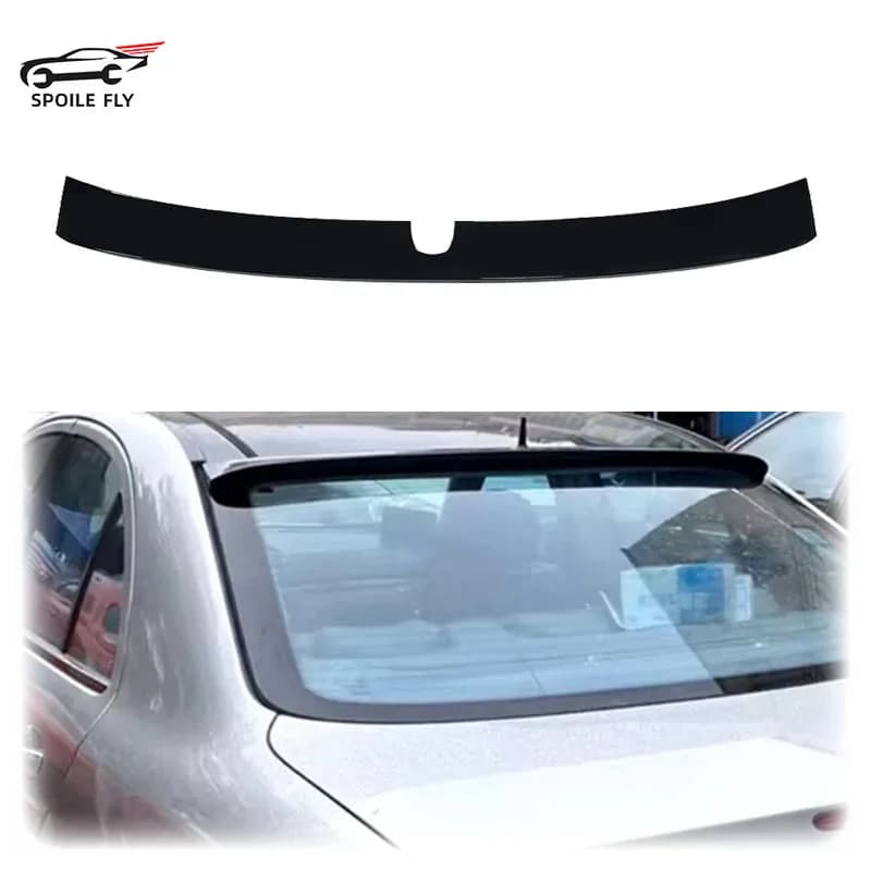 2003 2004 2005 2006 2007 2008 For Benz Grade E W211 High Quality ABS Car Raer Roof Wing Spoiler Glossy Black Boby Kit