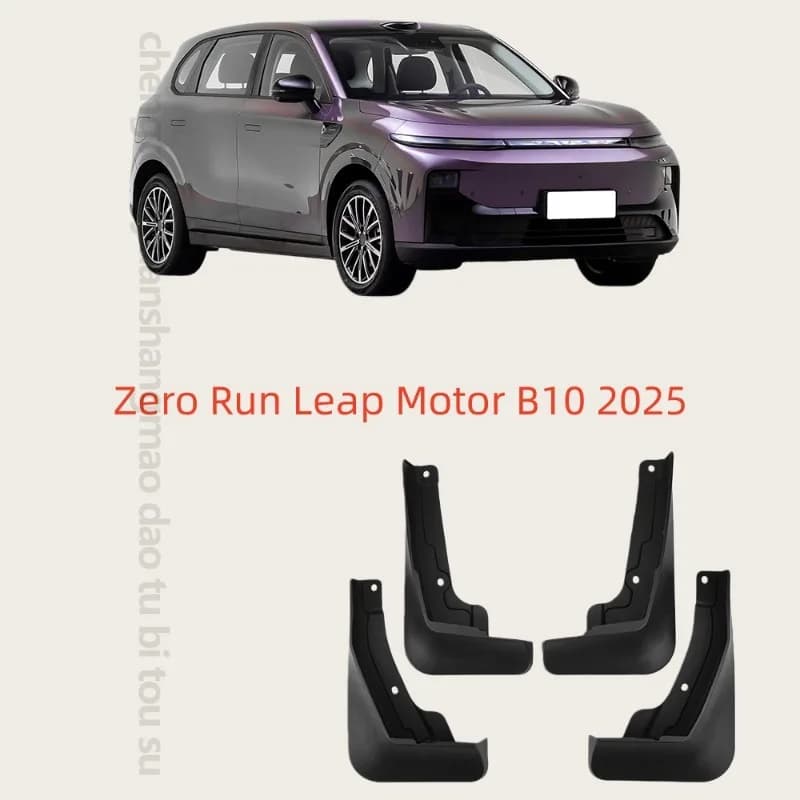Mud Flaps For Zero Run Leap Motor B10 2025 4Pcs Front Rear Splash Guards PP Material Car Fender Mudguards Auto
