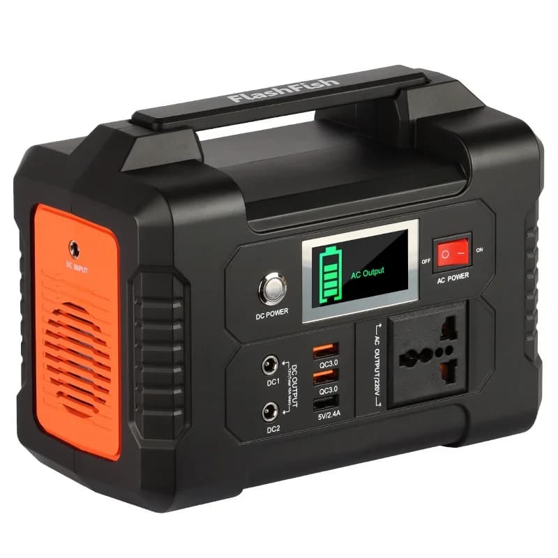 Solar Charge 200W Portable Power Station Charger Power Bank Solar Generator Camping Power Supply Solar Panel Charging